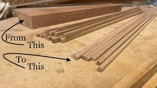 Arrow shafts from lumber