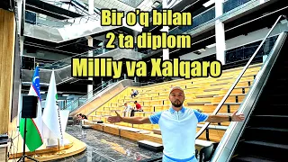 Ikki diplom bir Universitetda (Xalqaro va Milliy) IT yunalishi