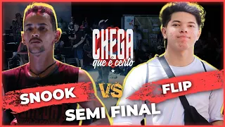 SNOOK vs FLIP at CHEGA QUE É CERTO  2023🔥 / SEMI FINAL 1x1 / #redbullbcone  #chegaqueécerto