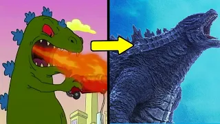 15 APARICIONES de GODZILLA en las CARICATURAS (Referencias, Cameos)