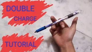 Double charge tutorial 🤟 #penspinning