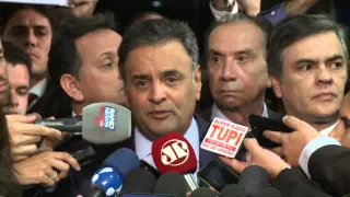 Coletiva senador Aécio Neves 18/08/15 - Sobre a governo da presidente Dilma