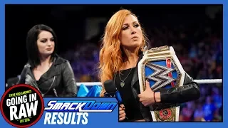 Becky vs Charlotte Rematch Set! WWE Smackdown 9/18/18 Full Results & Review! Going In Raw Podcast