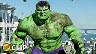 The Hulk Smashes San Francisco Scene | Hulk (2003) Movie Clip HD 4K