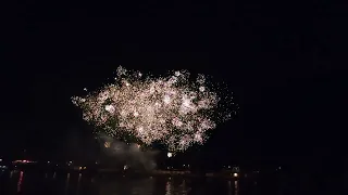 Fireworks at the closing ceremony of the MainFest in Frankfurt, 7th August 2023