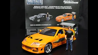 Brian O'Conner and Toyota Supra - Metals Die Cast - Jada Toys  - Fast & Furious 1/24 Model