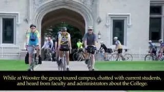 The Tour d'Admission visits the College of Wooster