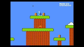 Adventures of Ice Mario (SMB1 Hack) - NES Emulator For PSX (pNesX) - Gameplay