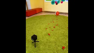 Laser Cube Vs Balloons 😲 Crazy experiment #shorts #lasercube