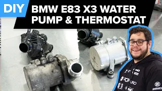 BMW E83 X3 Water Pump & Thermostat Replacement DIY (BMW N52 128i, 325i, 328i, 330i, 528i, X3, X5)