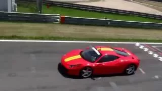 Ferrari driving at Magione circuit! LaFerrari - 488 - 458 e many others