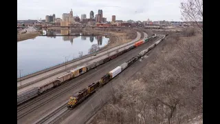 Twin Cities Railfanning P1 - BNSF, CPKC, Union Pacific & TC&W around Dayton's Bluff