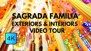 Sagrada Familia 4k tour | Inside Sagrada familia 4k UHD 60F | barcelona walking tour