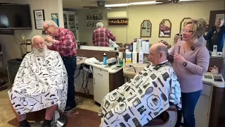 Barber serves country and community over 60 years in Dexter Iowa