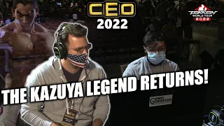 LEGENDARY Kazuya Returns at CEO 2022! Inspiring Performance!