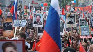 Thousands march in Moscow to mark World War II Victory Day