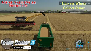 STONE VALLEYS 22 || SILAGE EMPIRE From Scratch || Harvest Wheat & Collect Straw || Eps. 76