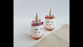 How to Make Easy Unicorn Easter Eggs