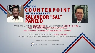Counterpoint by Secretary Salvador Panelo 6/18/2021