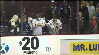 Hilarious Kari Lehtonen Incident During Canucks Pregame 3/30/12 [HD]