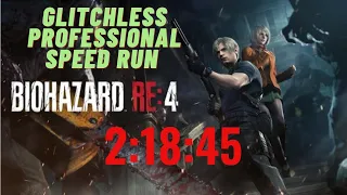 Resident Evil 4 Remake Professional Speedrun 2:18:45 NMG