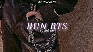 Run BTS (speed up ~ Lyrics Eng)