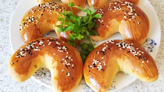 Delicious Turkish Cheese Parsley Puff Pastry | Turkish Style Puff Croissant Recipe