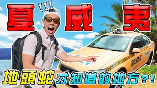 Taxi Drivers Decide Our Itinerary in Oahu! Local Places You Have never seen in Hawaii!