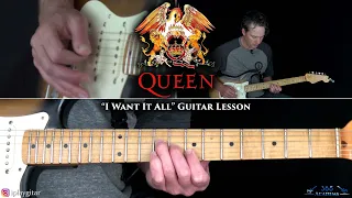 Queen - I Want It All Guitar Lesson