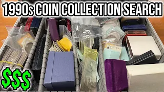 $5,000+ 1990s Coin Collection Treasure Chest Unboxing: Silver & Chinese & US & Ancient & World