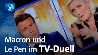 TV-Showdown in Frankreich: Einzige Debatte vor Stichwahl