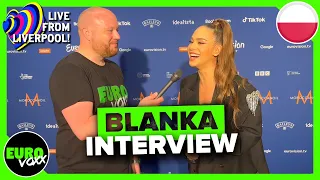POLAND EUROVISION 2023: BLANKA - SOLO (INTERVIEW) // Live from Liverpool