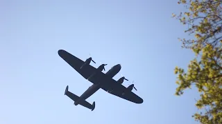 BBMF Lancaster PA474 flyby