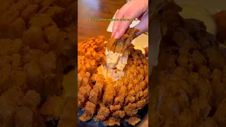 EATING ONLY FOOD AT OUTBACK STEAKHOUSE CHALLENGE... #shorts #viral #mukbang