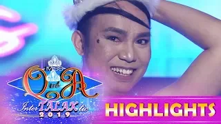 It's Showtime Miss Q & A: Chad Kinis Lustre-Reid has a fly on her face