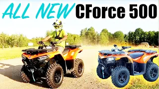 MUCH IMPROVED! We RIDE the ALL New 2022 CFMoto CForce 500 vs Last Years Model