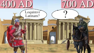 What happened to Latin after the Fall of the Western Roman Empire?