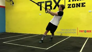 TRX RESISTED TORSO ROTATION /FORT X BOX/