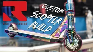 Oil Slick Chrome Custom Scooter Build! Root industries / Envy scooters