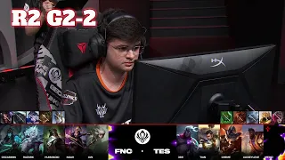 TES vs FNC - Game 2 | Round 2 LoL MSI 2024 Play-In Stage | Top Esports vs Fnatic G2 full game