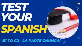 TEST YOUR SPANISH LEVEL B1 to C2 #learnspanish #spain #nativespanish #funspanish #spanishlanguage