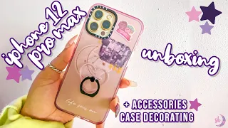 📱✨ iphone 12 PRO MAX GOLD ~ asmr unboxing, setup & cute accessories *:·ﾟ✧