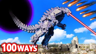 100 Ways To Kill MECHAGODZILLA | Teardown