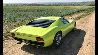 Lamborghini Miura history and drive review. Mega sound!