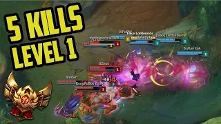 5 KILLS LEVEL 1 (gg get me out of Gold)- Ranked Journey 17 (League of Legends)