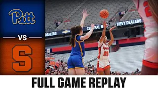 Pitt vs. Syracuse Full Game Replay | 2023-24 ACC Women's Basketball