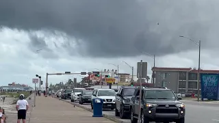 Waterspout Seen Wreaking Havoc on Texas Beach