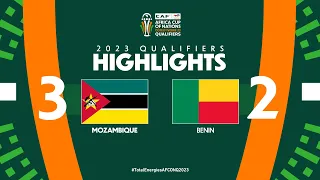 Mozambique 🆚 Benin | Highlights - #TotalEnergiesAFCONQ2023 - MD6 Group L