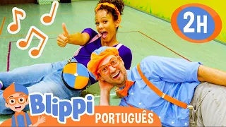 Aprenda a Dançar com Meekah e Blippi! | 2 HORAS DE BLIPPI | Blippi em Português | Vídeos Educativos