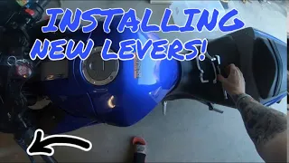 Installing and TESTING 2020 Yamaha R3 LEVERS | FXCNC